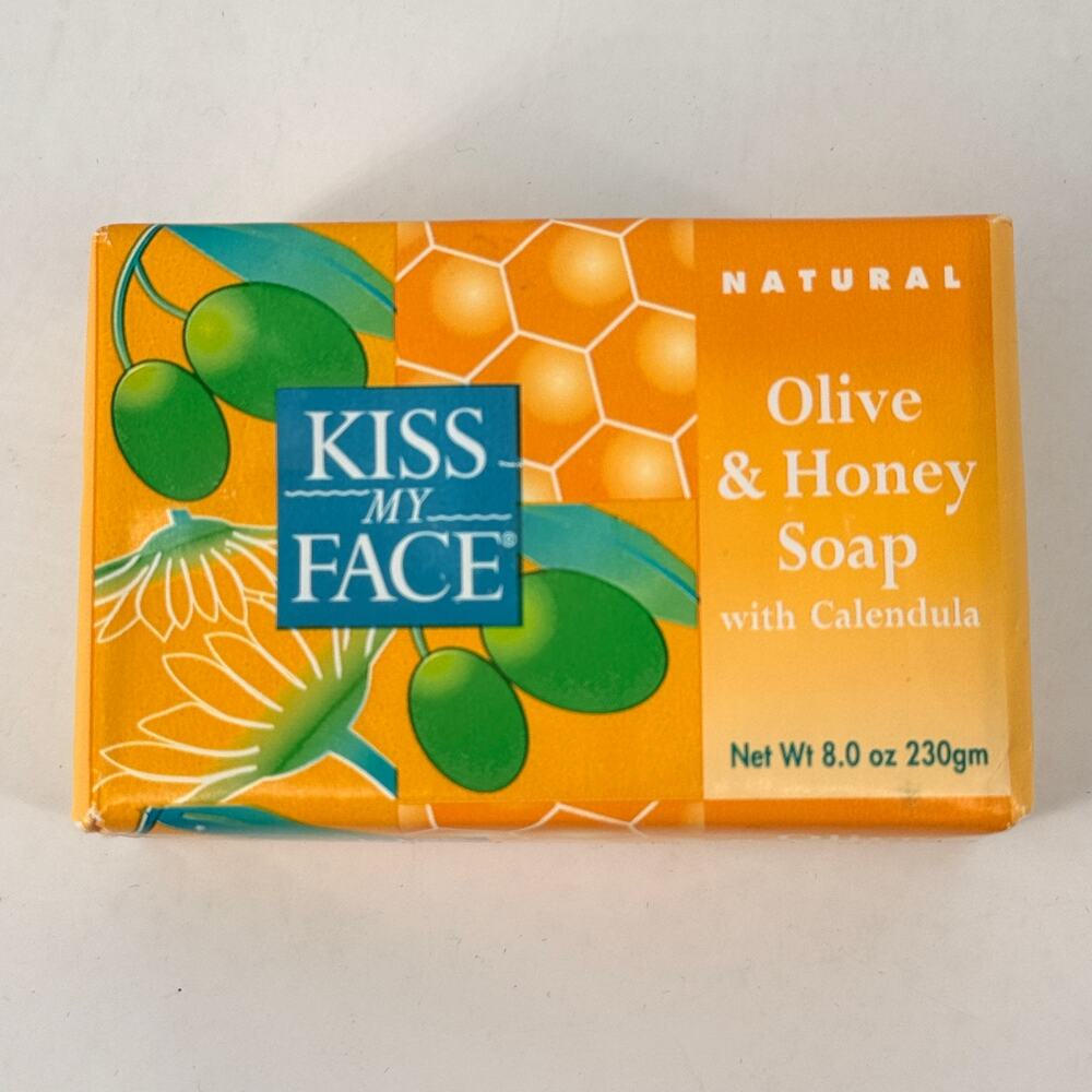 Kiss My Face Olive & Honey Soap Calendula Natural 8 oz 230g